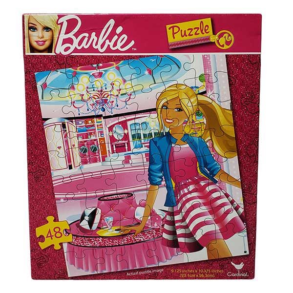 Barbie colorante Jigsaw Puzzle 2 en 1 45 Piezas Nuevo y Sellado 