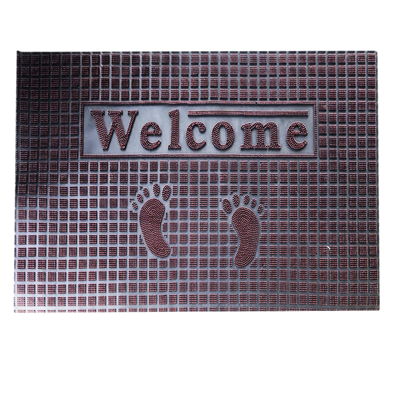 clear plastic door mat