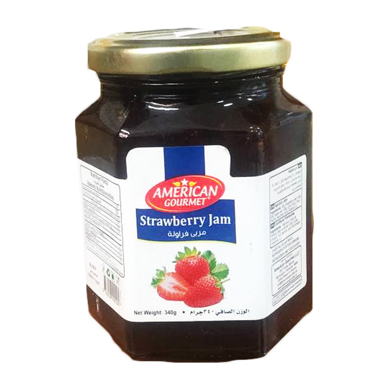 American Gourmet Strawberry Jam Addisber