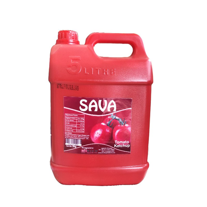 Sava Tomato Ketchup 5L Addisber