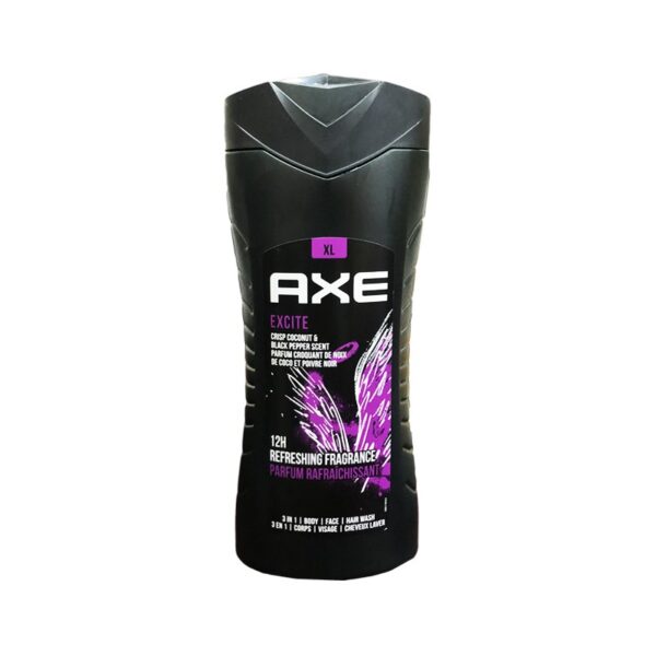 Axe Excite Body, Face & Hair Wash 400ml Addisber