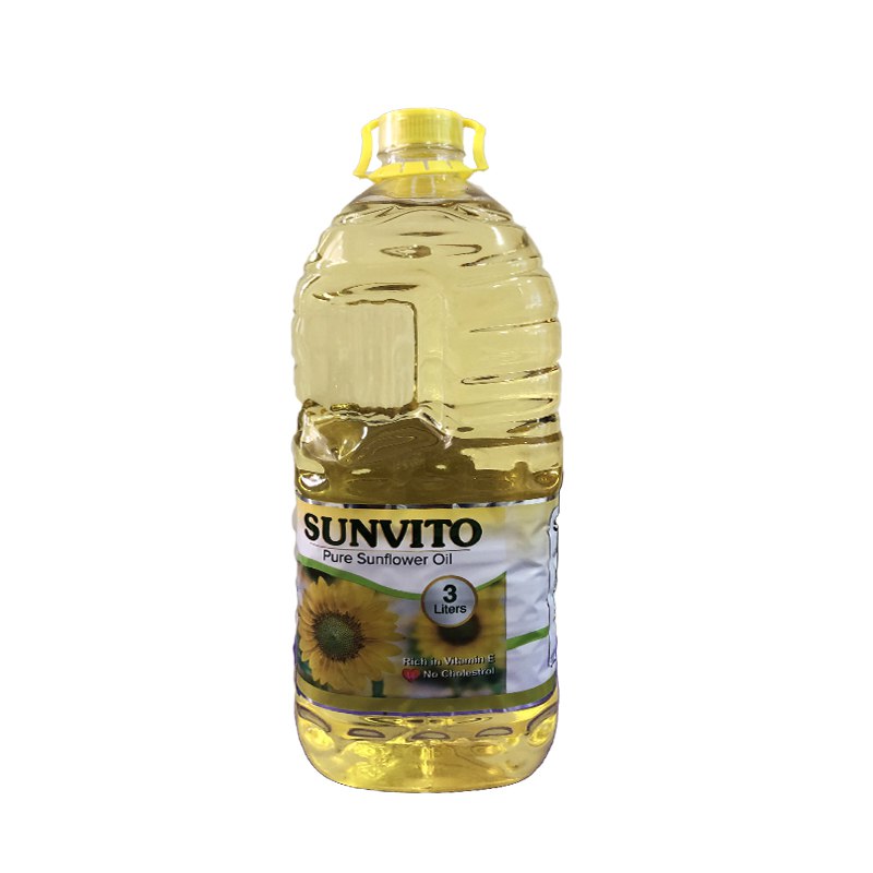 Sunvito Pure Sunflower Oil 3L Addisber